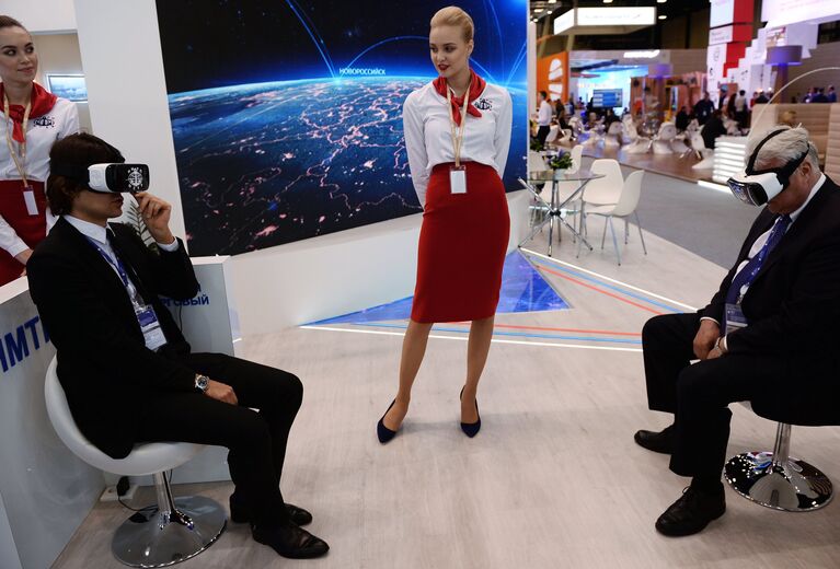 Павильон Новороссийского морского торгового порта выставке SPIEF Investment & Business Expo