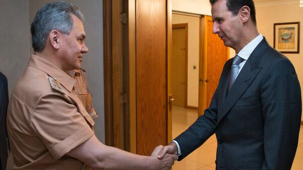 Рабочая поездка министра обороны РФ С.Шойгу в Сирию