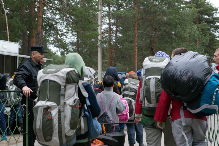 Поисково-спасательная операция в районе озера Сямозеро в Карелии