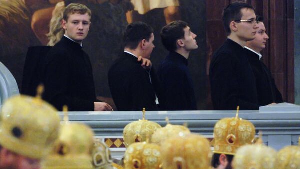 Божественная литургия в преддверии Архиерейского собора Русской Православной Церкви