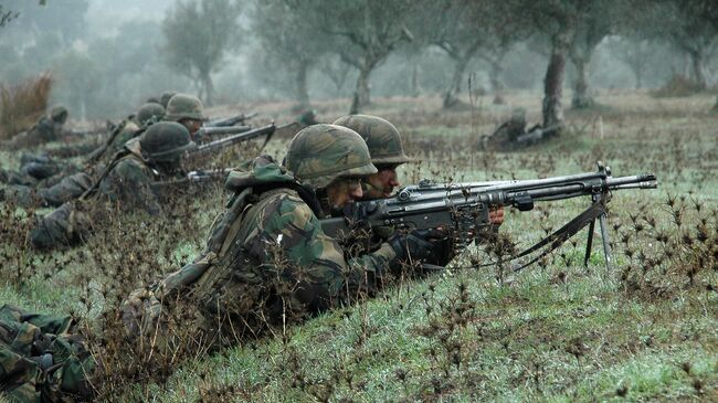 Солдаты НАТО во время учений Trident Juncture. Архивное фото