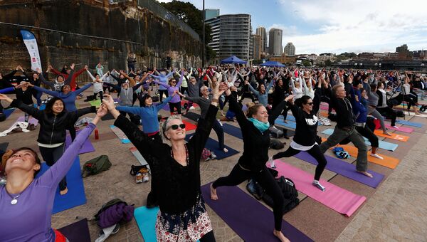 Международный день йоги 2016. Австралия