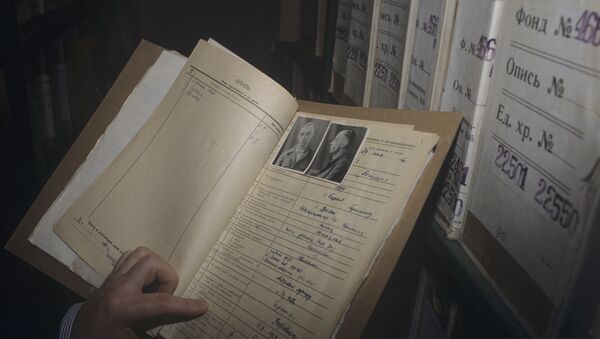 Личное дело немецкого военнопленного в фондах Российского Государственного военного архива. Архивное фото