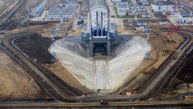 Стартовый комплекс космодрома Восточный в Амурской области