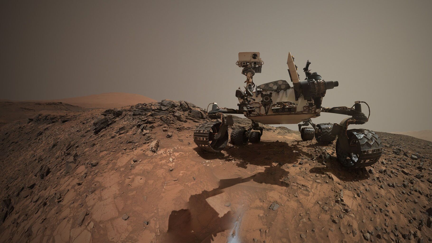 Очередное селфи марсохода Curiosity - РИА Новости, 1920, 02.12.2021