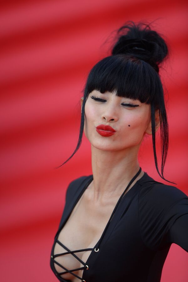 Актриса Бай Лин на церемонии открытия 38-го Московского международного кинофестиваля в Москве