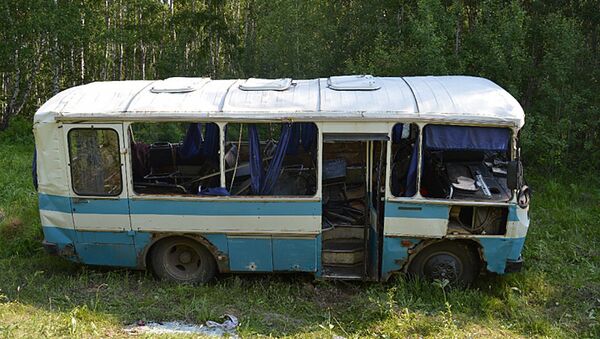 На месте ДТП с рейсовым автобусом в Уярском районе Красноярского края