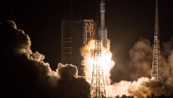 Запуск ракеты-носителя Чанчжэн-7 в Китае, 25 июня 2016