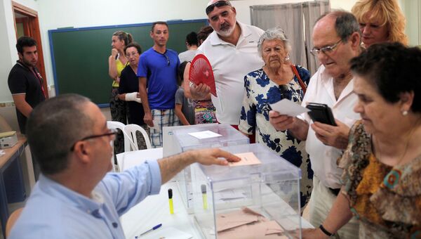 Голосование на выборах в Испании, 26 июня 2016