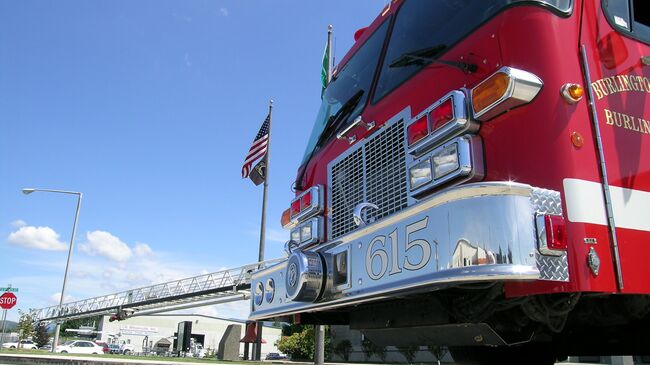 Пожарная машина в США. Архивное фото