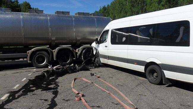 На месте ДТП на 30 километре трассы Иваново — Родники
