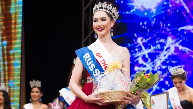 Победительница конкурса красоты Студенческая весна стран БРИКС и ШОС Гульнур Зиннатова