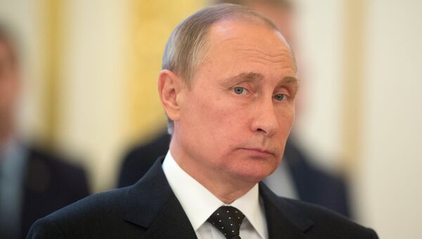 Президент РФ Владимир Путин в Кремле. Архивное фото