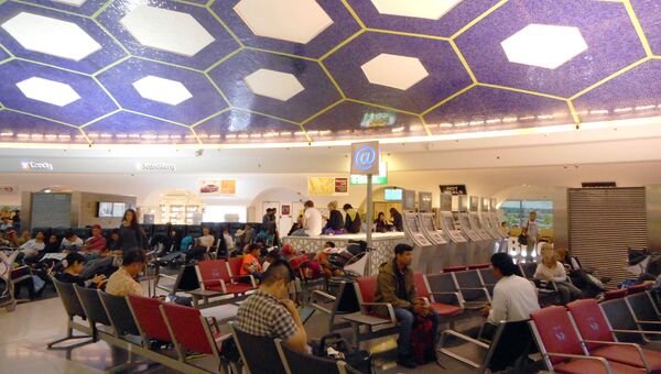 В международном аэропорту Абу-Даби. ОАЭ. Архивное фото