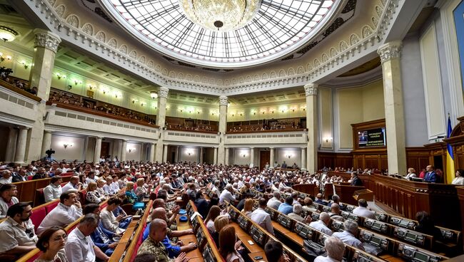 Заседание Верховной рады Украины. Архивное фото