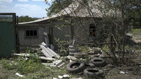Украинские войска обстреляли Горловку ракетами из РСЗО Ураган