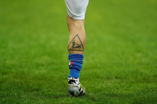Татуировка полузащитника сборной Италии по футболу Даниеле де Росси