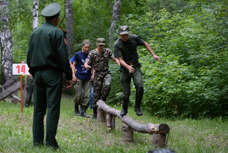 Первый войсковой слет казачьей молодежи в Новосибирской области