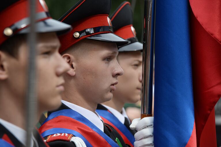 Первый войсковой слет казачьей молодежи в Новосибирской области