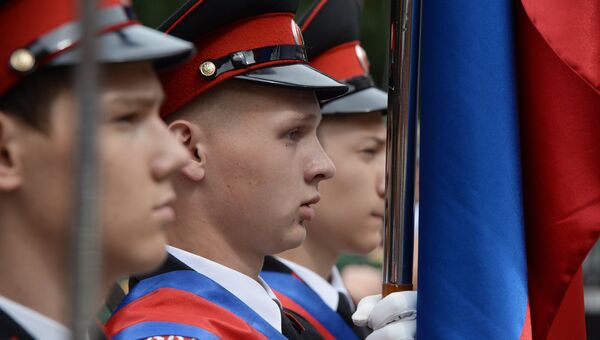 Первый войсковой слет казачьей молодежи в Новосибирской области