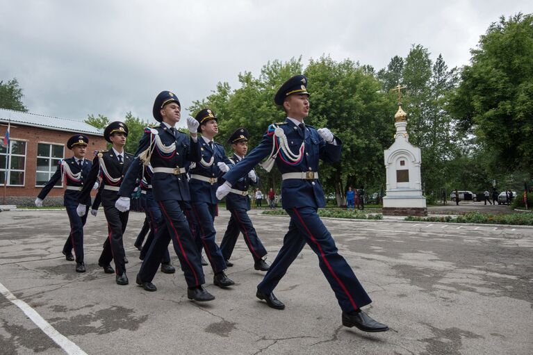 Первый войсковой слет казачьей молодежи в Новосибирской области