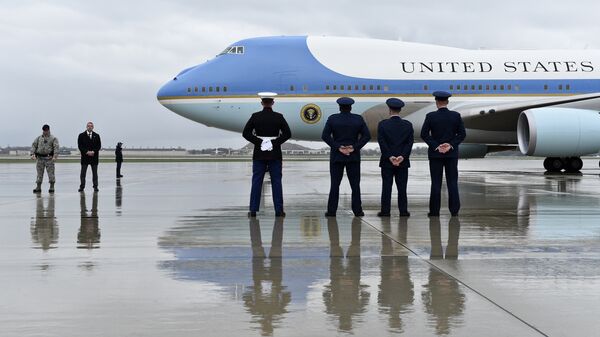Самолет американского президента на базе ВМС США Эндрюс. Архивное фото