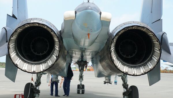 Самолет Су-30, архивное фото