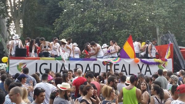 Гей-парада в Мадриде