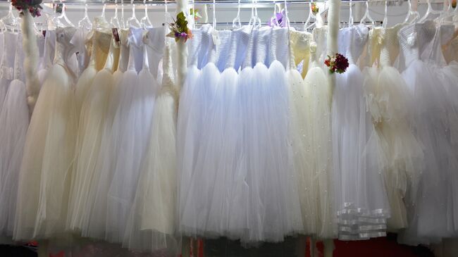 Свадебные платья. Архивное фото