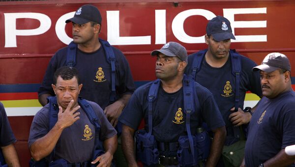 Полицейские на Фиджи. Архивное фото