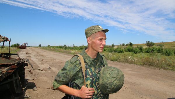 Военнослужащие Народной милиции ЛНР в Донбассе. Архивное фото