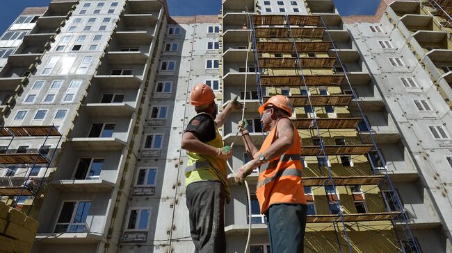 Жилищное строительство в Московской области. Архивное фото