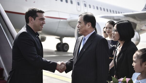 Визит премьер-министра Греции Алексиса Ципраса в Китай