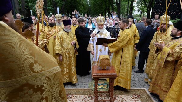 Освящение храма св. Иоанна Предтечи в Новодевичьем монастыре