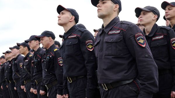 Сотрудники российской полиции. Архивное фото
