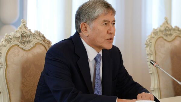 Президент Киргизской Республики Алмазбек Атамбаев