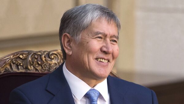Президент Кыргызской Республики Алмазбек Атамбаев