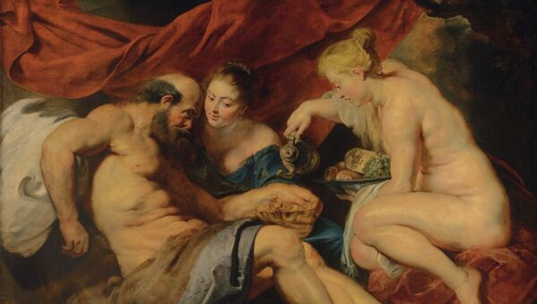 Питер Пауль Рубенс. Лот и его дочери. 1613-1614 год