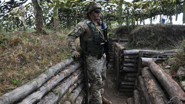 Украинский военный. Архивное фото