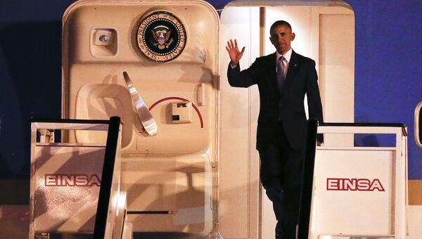 Президент США Барак Обама прибыл в Испанию