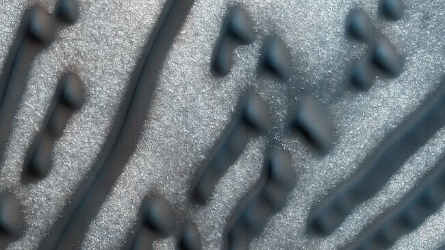 Послание азбукой Морзе на поверхности Марса