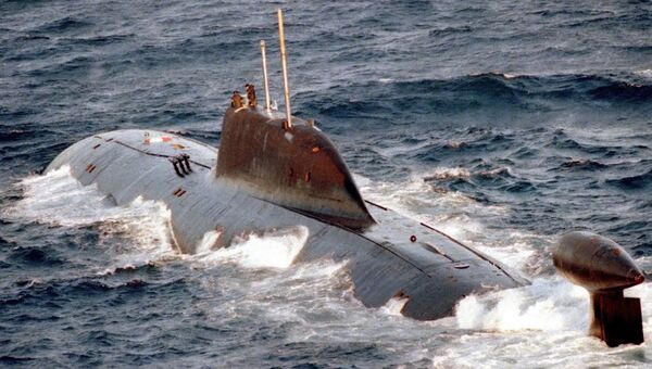 Российская атомная подводная лодка К-322 Кашалот. Архивное фото