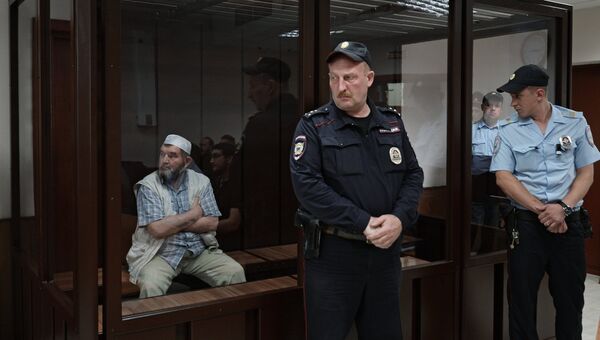 Настоятель московской мечети Ярдям, шейх Махмуд Велитов в Бутырском суде Москвы
