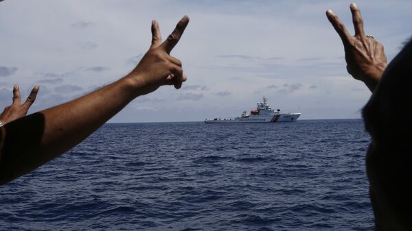 Корабль береговой охраны Китая в Южно-Китайском море