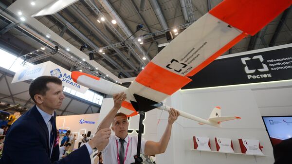 Беспилотный летательный аппарат ОПК на выставке Иннопром-2016