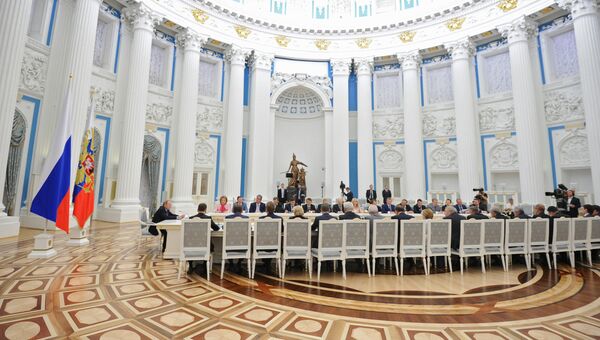 Владимир Путин проводит первое заседание Совета по стратегическому развитию и приоритетным проектам. 13 июля 2016