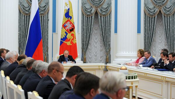 Владимир Путин проводит первое заседание Совета по стратегическому развитию и приоритетным проектам
