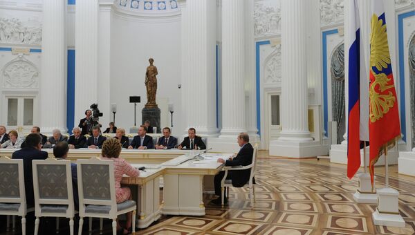Владимир Путин проводит первое заседание Совета по стратегическому развитию и приоритетным проектам