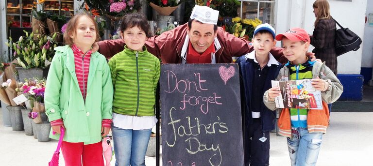 Роман Авдеев и его семья