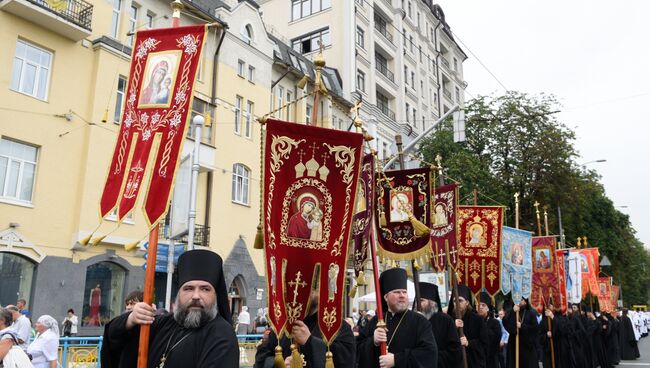 Крестный ход в Киеве. Архивное фото